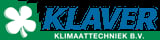 Klaver Klimaattechniek B.V. company logo with white four-leaf clover